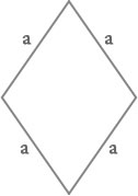 Perimeter fan in rhombus